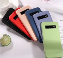 Silicone Case for Samsung Galaxy S10 Slim Thin Military Grade Shockproof Cover for S10 plus S10e