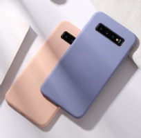 liquid silicone gel phone case Back cover for Samsung Galaxy S10 plus  S10e