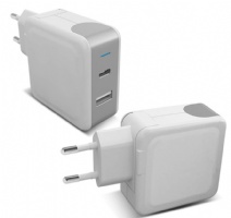 Dual usb port PD wall charger travel adapter Qualcomm Quick charge 3.0 for Apple iPhone X Android Phone
